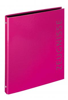 VELOFLEX Zeugnismappe / Zeugnisringbuch / Farbe: pink