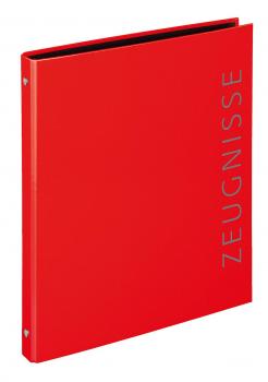 VELOFLEX Zeugnismappe / Zeugnisringbuch / Farbe: rot