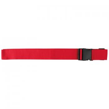 Verstellbares Kofferband / Koffergurt / aus Polyester / Farbe: rot