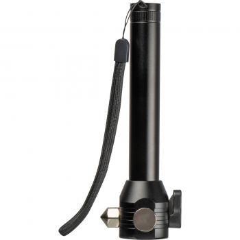 Wiederaufladbare COB-Taschenlampe mit Gravur / Sicherheitshammer, Gurtschneider