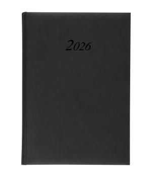 Wochenplaner 2026 / Buchkalender / Größe: 17,2x24cm / Farbe: schwarz