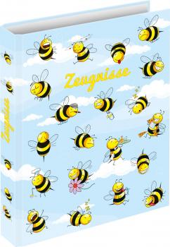 Zeugnismappe / Zeugnisringbuch / "Bienen"