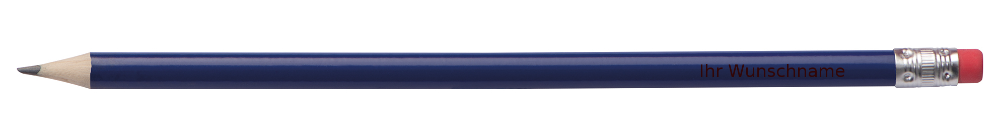 lackiert blau HB Farbe mit Gravur 50 Bleistifte mit Radierer 