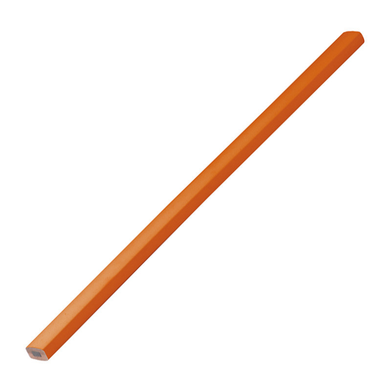 25cm 10 Zimmermannsbleistifte lackiert orange Länge Farbe 