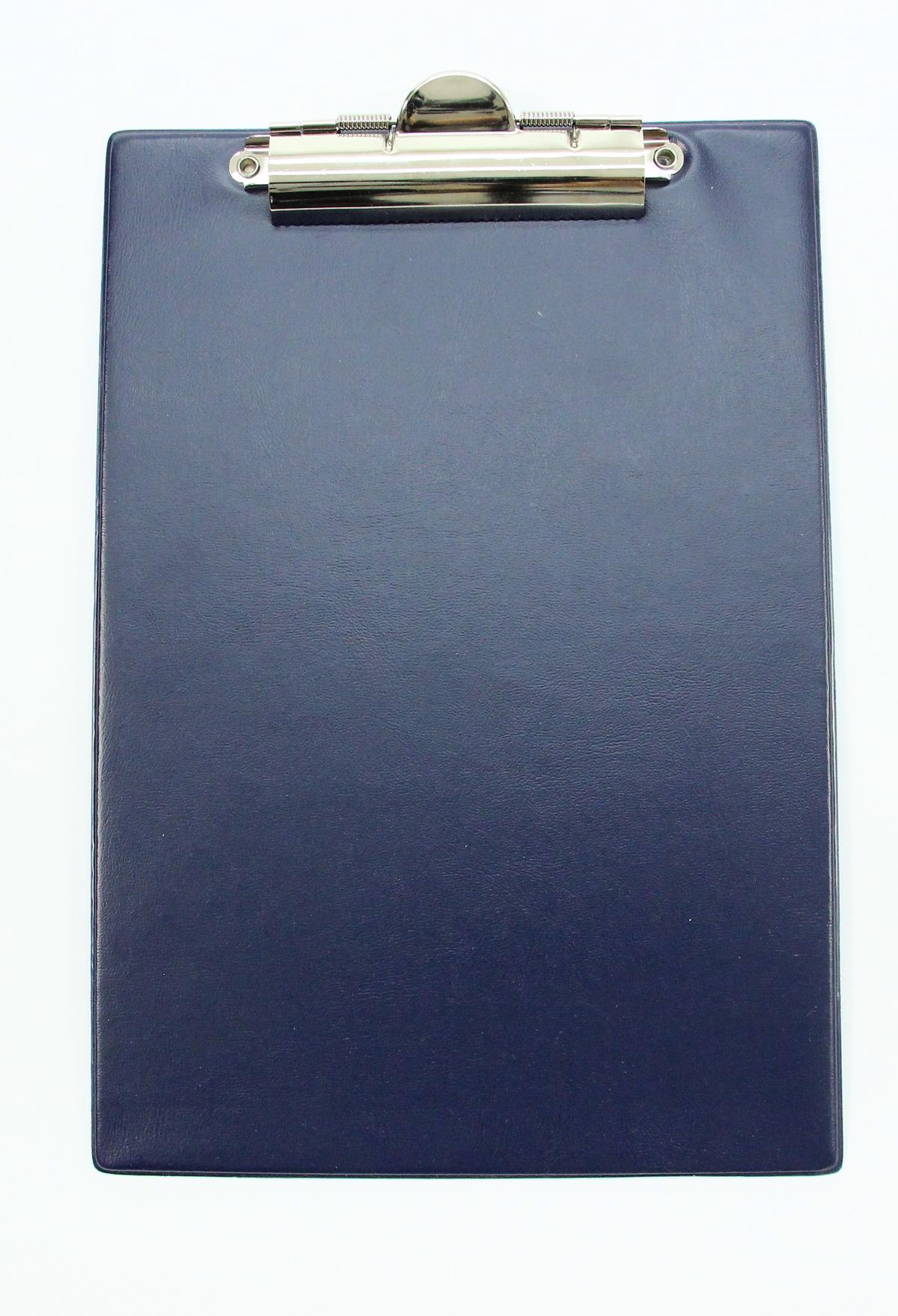 DIN A4 Farbe 3x Klemmbrett aus PVC dunkelblau 