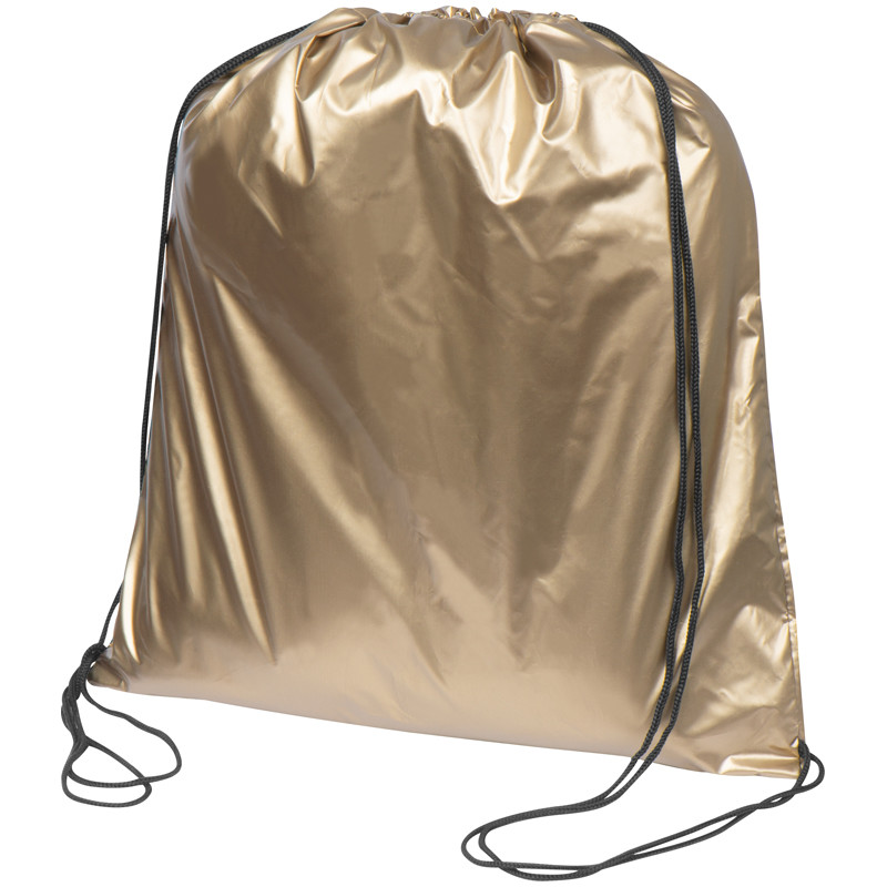 livepac office Gymbag Sportbeutel Turnbeutel aus Polyester Farbe metallic gold