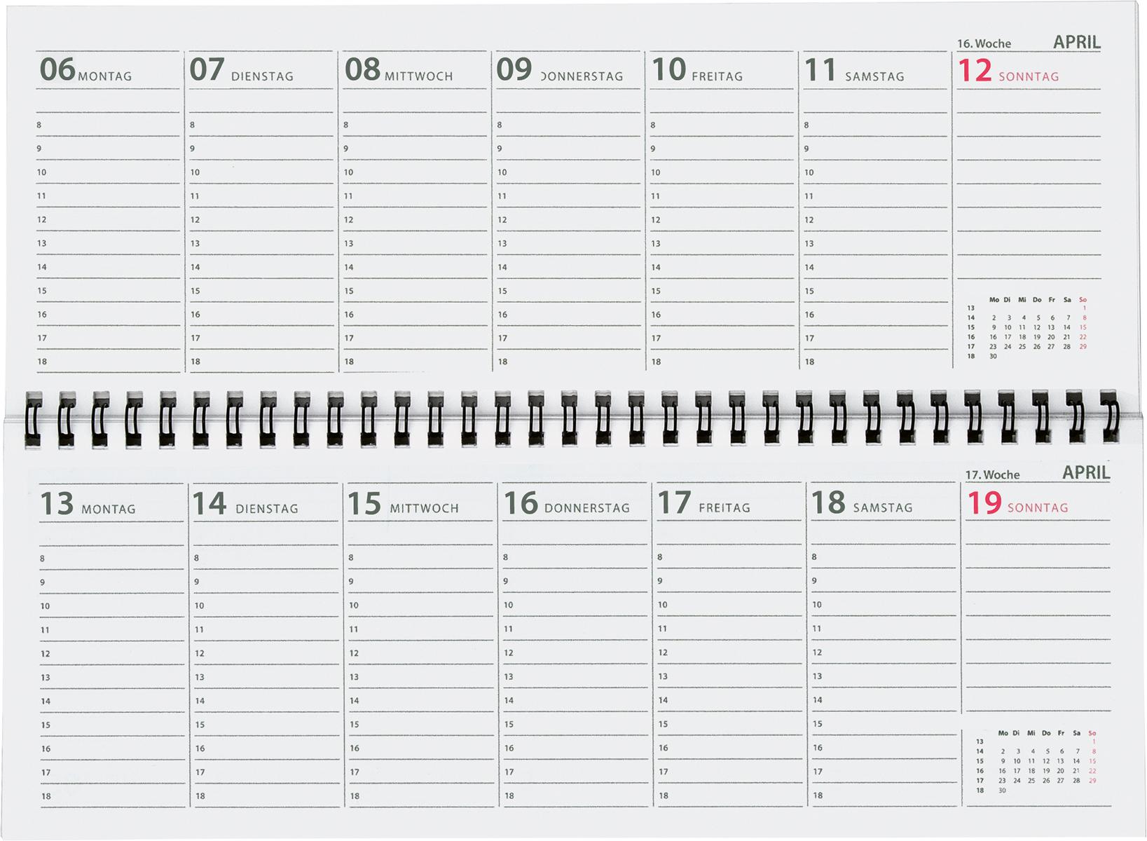 livepac-office - Schreibtisch Kalender / 32 Blatt 