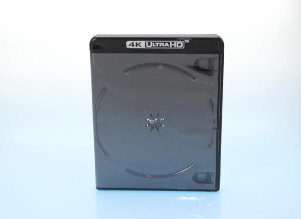 10 Amaray BluRay 1er BD Hüllen 4K ULTRA HD / 15mm