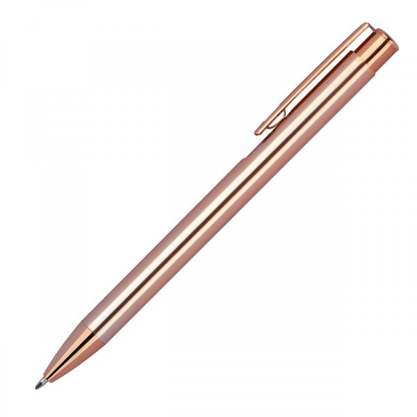 10 Druckkugelschreiber aus Metall / Farbe: Metallic kupfer