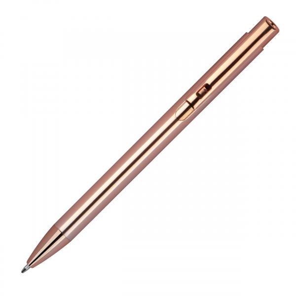 10 Druckkugelschreiber aus Metall / Farbe: Metallic kupfer