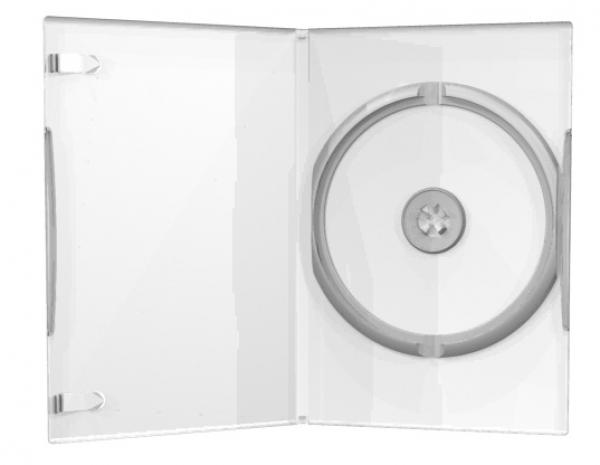 10 DVD Hüllen / 14mm / glasklar transparent