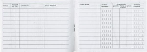 10 Fahrtenbücher DIN A6 Stylex Fahrtenbuch 40 Blatt