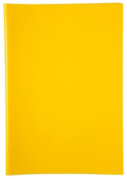 10 Heftumschläge / Hefthüllen DIN A5 / Farbe: transparent gelb