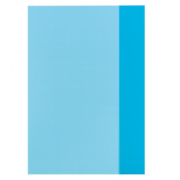 10 Herlitz Heftumschläge / Hefthüllen DIN A4 / Farbe: transparent blau