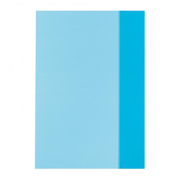 10 Herlitz Heftumschläge / Hefthüllen DIN A5 / Farbe: transparent blau