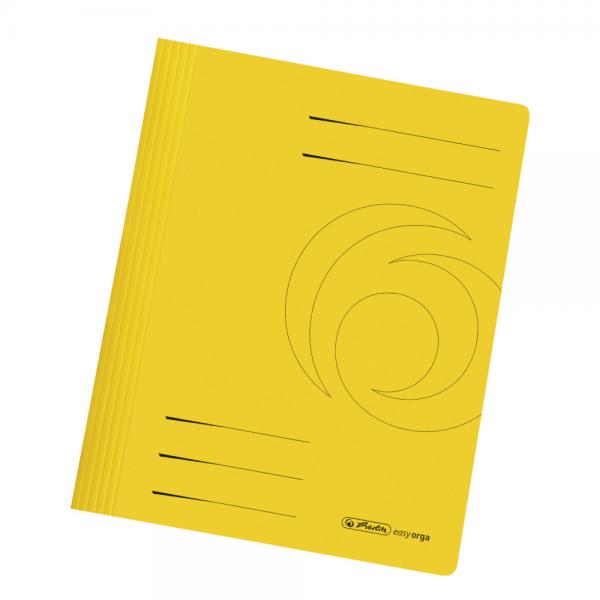 10 Herlitz Manila Karton Schnellhefter / DIN A4 / 10 verschiedene Farben