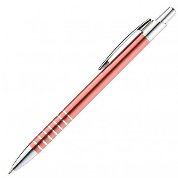 10 Kugelschreiber / aus Metall / Farbe: orange