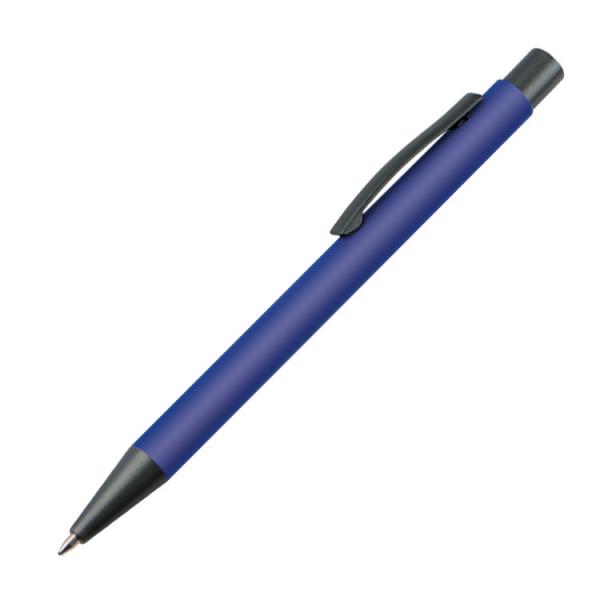 10 Kugelschreiber / mit Clip aus Metall / Farbe: blau