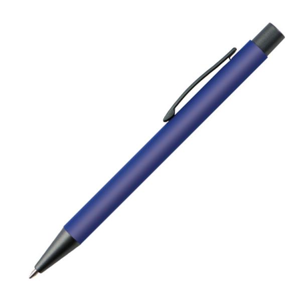 10 Kugelschreiber / mit Clip aus Metall / Farbe: blau