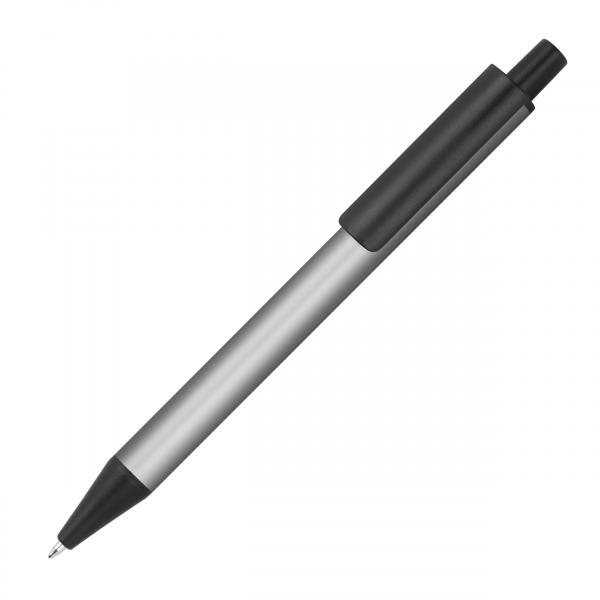 10 Kugelschreiber aus Metall mit Gravur / Farbe: metallic silber