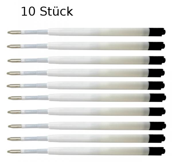 10 Kugelschreiberminen / Großraumminen / Schreibfarbe: schwarz
