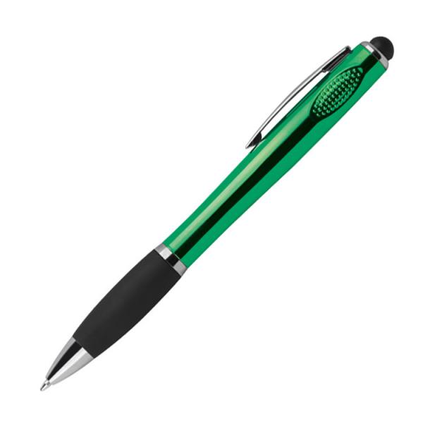 10 Touchpen Kugelschreiber / Farbe: grün
