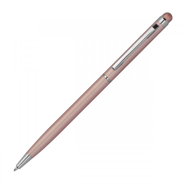 10 Touchpen Kugelschreiber mit Gravur / schlankes design / Farbe: rosegold