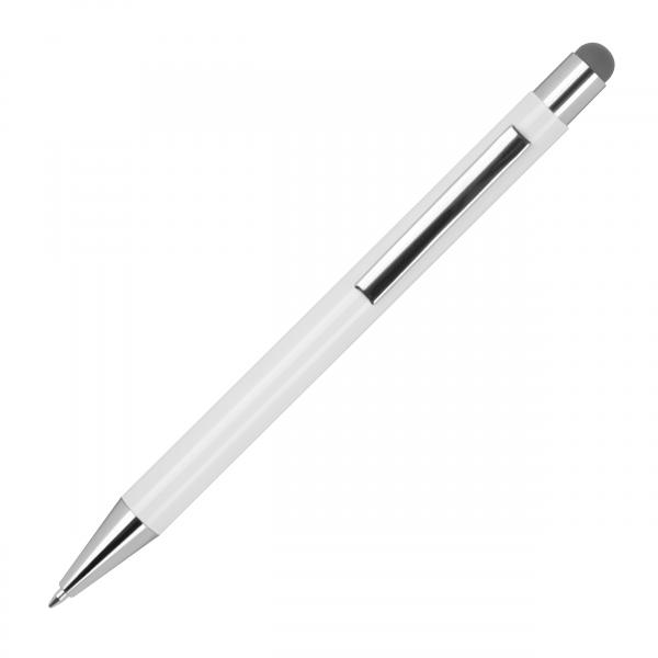 10 Touchpen Kugelschreiber mit Namensgravur - aus Metall -Stylusfarbe: anthrazit