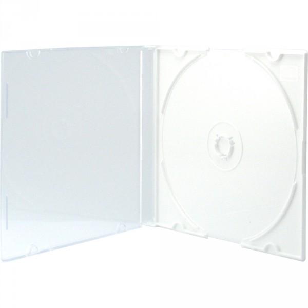 10 Xlayer DVD CD Hüllen Single slimcase professional weiß