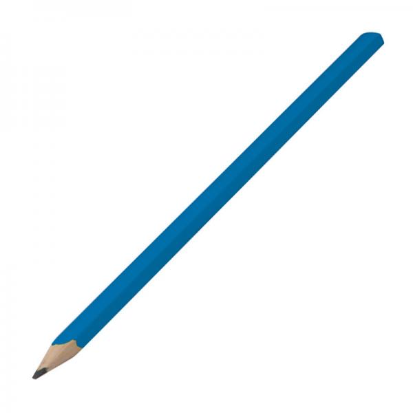 10 Zimmermannsbleistifte mit Gravur / Länge: 25cm / Farbe: lackiert blau