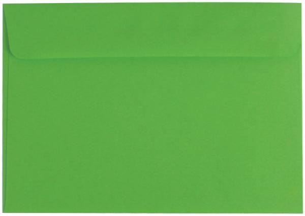 100 farbige Briefumschläge / Din C6 / Farbe: grün
