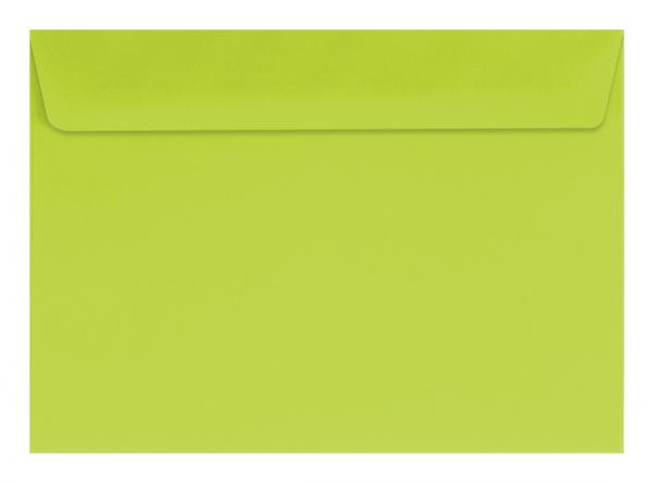 100 farbige Briefumschläge / Din C6 / Farbe: hellgrün