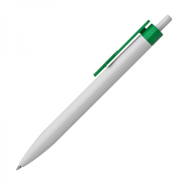 100x Druckkugelschreiber / "Fingerzeig" / Clipfarbe: grün