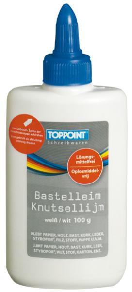 10x Bastelkleber Bastelleim 1000g / 1kg / Farbe: weiß