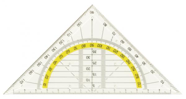 10x Geo-Dreieck Geometriedreieck