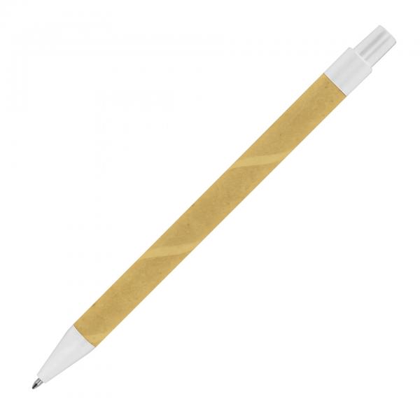 10x Kugelschreiber aus Pappe / Farbe: braun