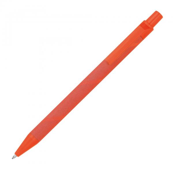 10x Kugelschreiber aus Pappe / Farbe: rot