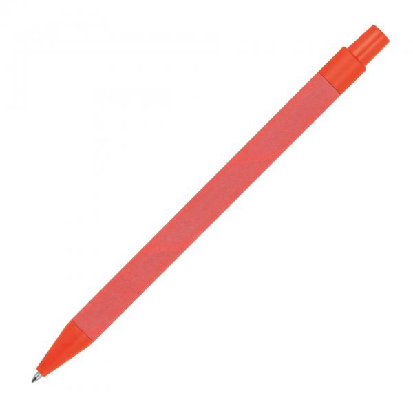 10x Kugelschreiber aus Pappe / Farbe: rot