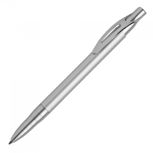 10x Kugelschreiber mit Gravur / aus Metall / Farbe: silber