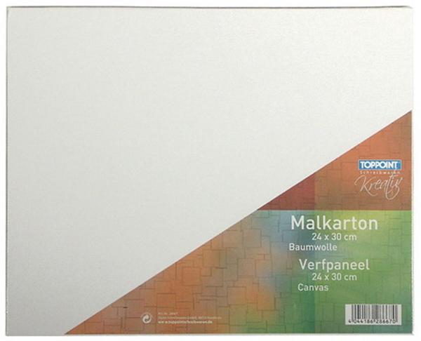 10x Malkarton 24x30cm Malpappe