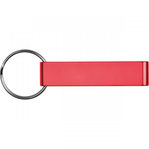 10x Schlüsselanhänger / mit Flaschenöffner / Farbe: rot
