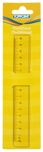 10x Stylex Lineal 16cm Plastik