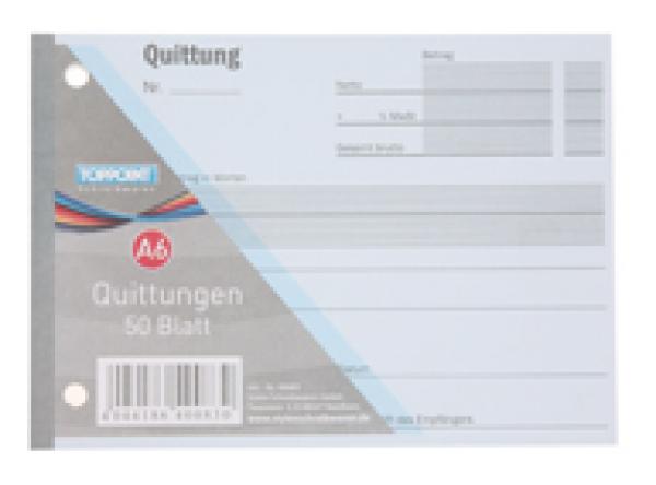 10x Stylex Quittungsblock Quittungen 50 Blatt DIN A6