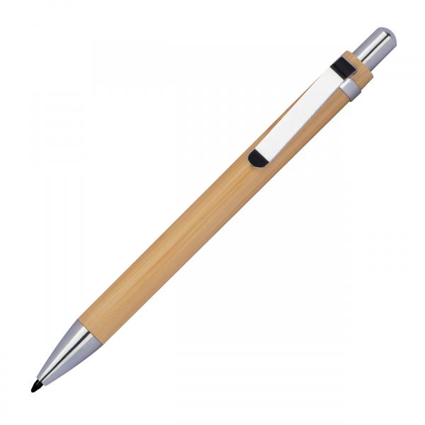 10x Tintenloser Bambus Schreibstift mit Namensgravur - Kugelschreiber Ersatz
