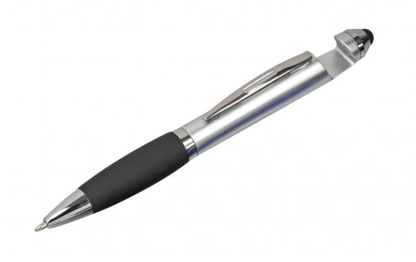 10x Touchpen Drehkugelschreiber / mit Handyhalterung