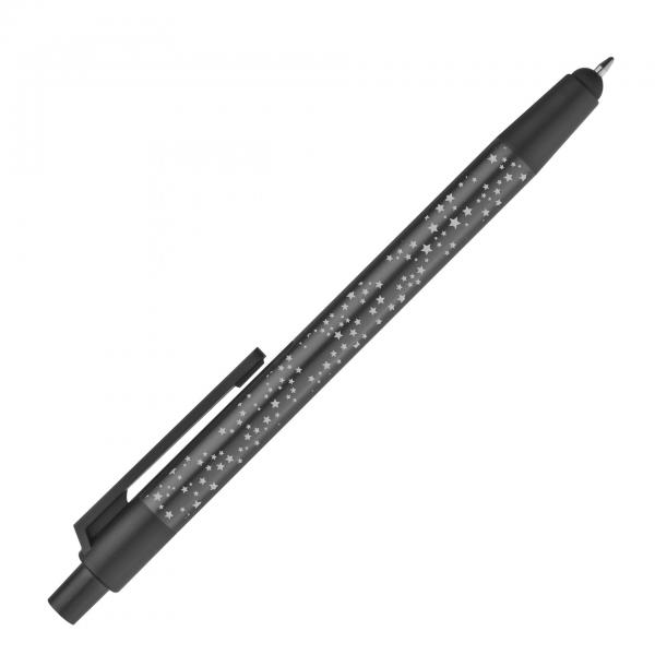 10x Touchpen Kugelschreiber aus Metall "Sterne" mit Namensgravur