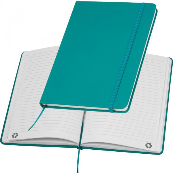 12x Notizbuch / DIN A5 / Umschlag aus PU / 160 linierte Seiten / 12 Farben
