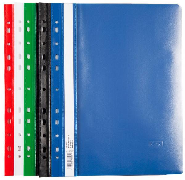 20 (2x 10) Schnellhefter PP / extra stark / gelocht / 5 verschiedene Farben