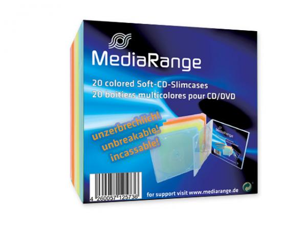 20 DVD CD Hüllen Soft-Slimcase unzerbrechlich