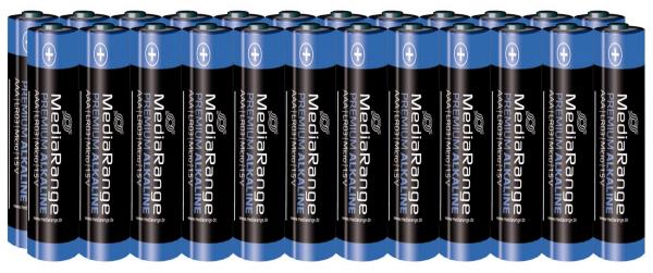 24 MediaRange Premium Alkaline Batterien AAA|LR03 1.5V